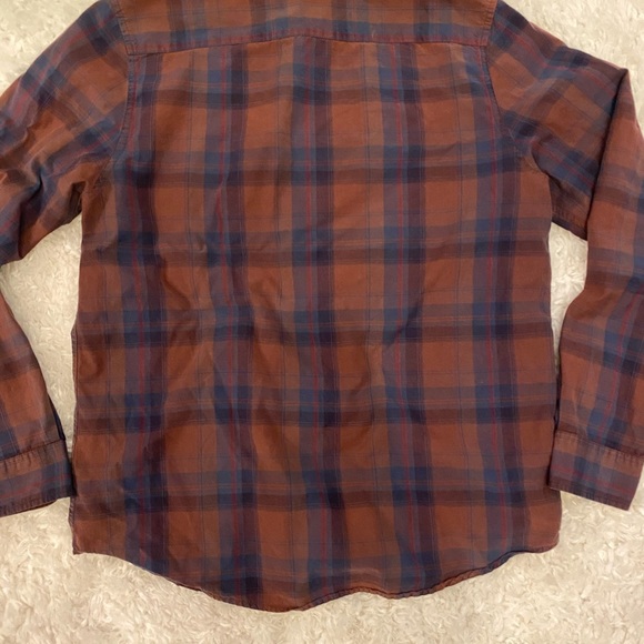 Topman Red Tartan Check Button Up Shirt - Picture 2 of 6